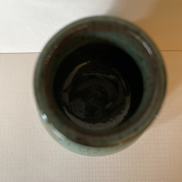 R V Pottery Nashville Vases Set 3 Mini Low Bud Green Studio Art Modern Farmhouse - Picture 8 of 9